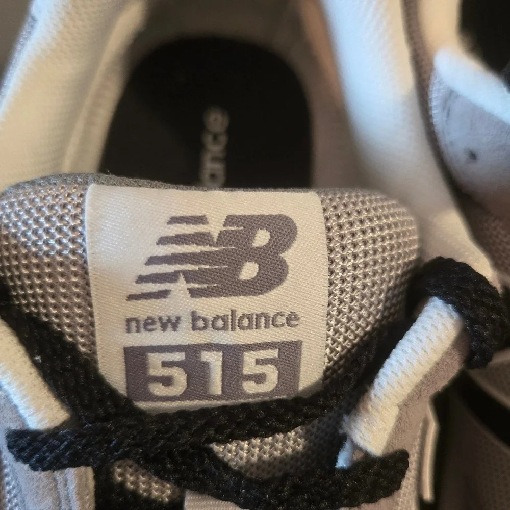 New Balance 515 ML515AGG Gray Black Retro Running Sneakers Men's‎ 10.5